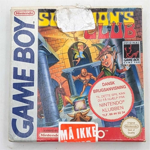 Solomons Club - Komplet I Æske - Gameboy Original (C Grade) (Genbrug)